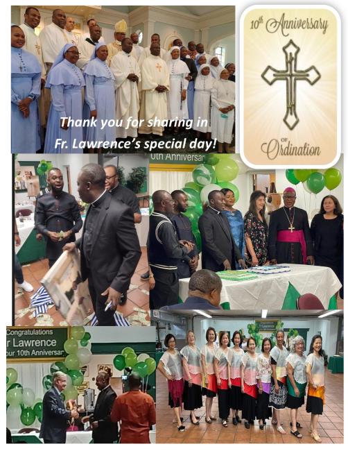 Fr. Lawrence's 10th Anniversary Celebration